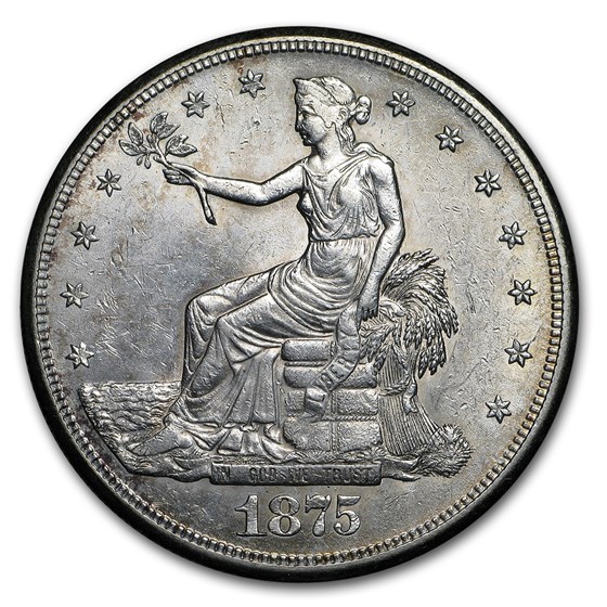 1875-S Trade Dollar AU 1875-S Trade Dollar AU