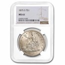 1875-S Trade Dollar MS-61 NGC