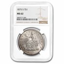 1875-S Trade Dollar MS-62 NGC