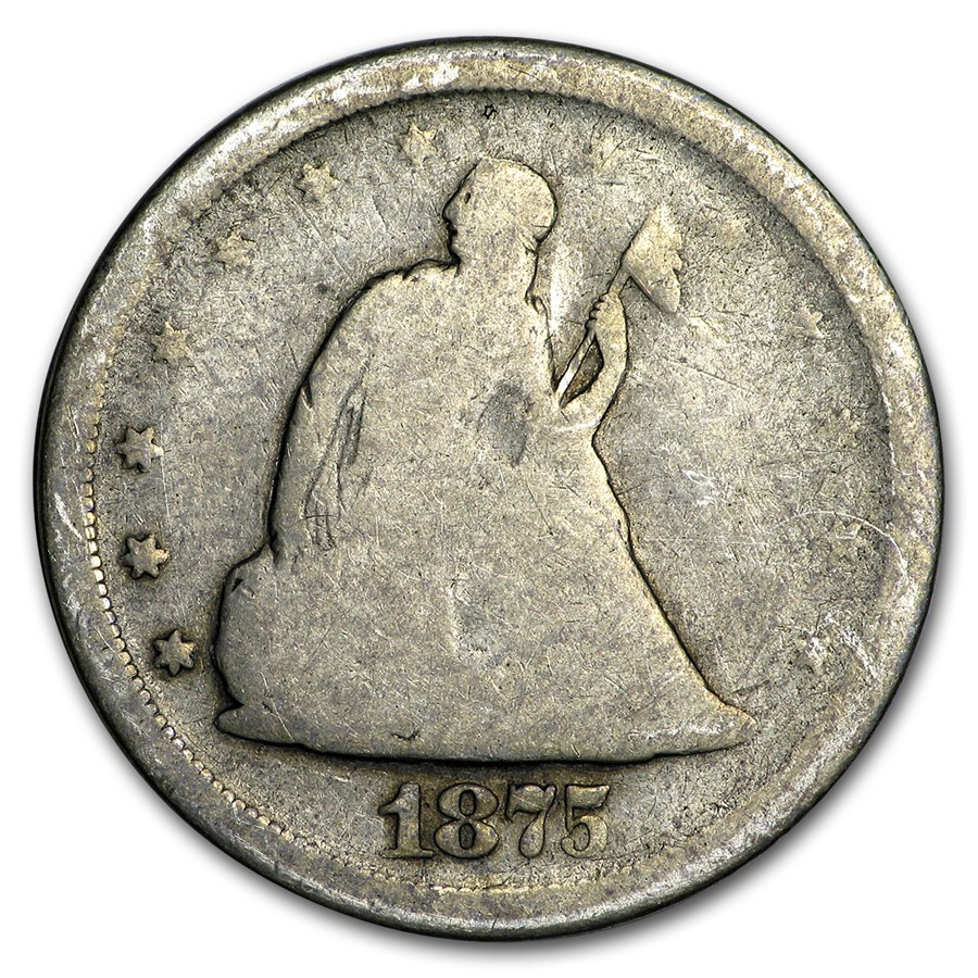1875-S Twenty Cent Piece AG