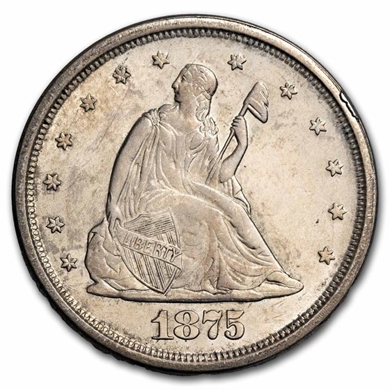 1875-S Twenty Cent Piece BU 1875-S Twenty Cent Piece BU
