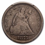 1875-S Twenty Cent Piece Fine-15 NGC