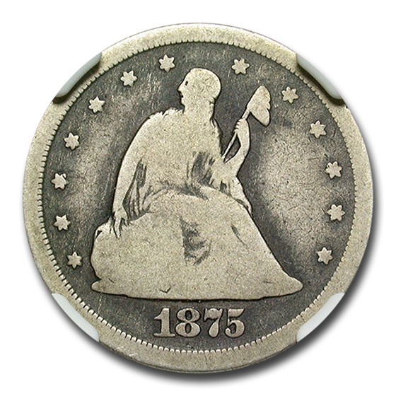 1875-S Twenty Cent Piece Good-4 NGC