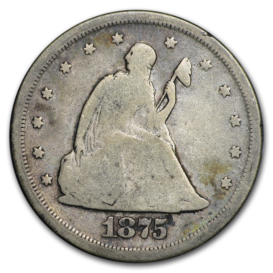 1875-S Twenty Cent Piece Good