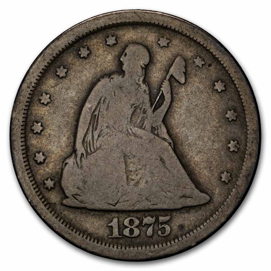 1875-S Twenty Cent Piece Good