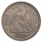 1875-S Twenty Cent Piece MS-63 NGC