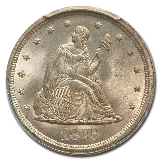 Buy 1875-S Twenty Cent Piece MS-65 PCGS | APMEX
