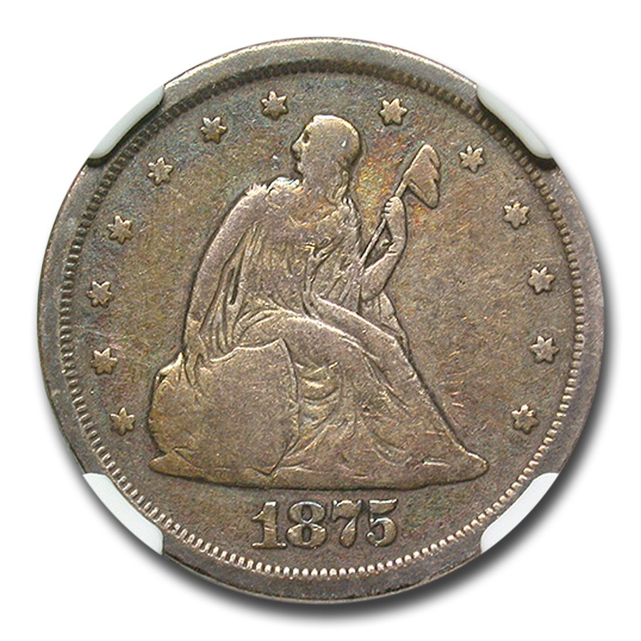 1875-S Twenty Cent Piece VF-20 NGC
