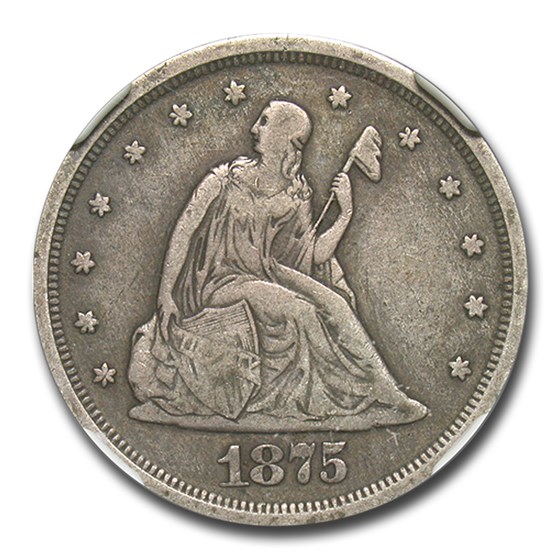 1875-S Twenty Cent Piece VF-30 NGC 1875-S Twenty Cent Piece VF-30 NGC
