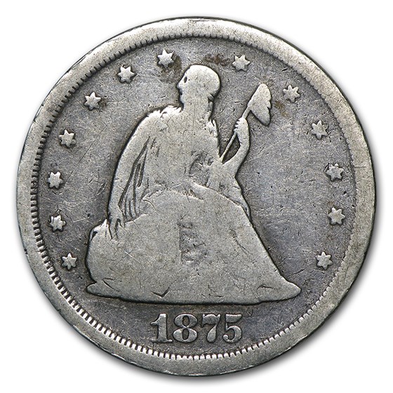 1875-S Twenty Cent Piece VG 1875-S Twenty Cent Piece VG