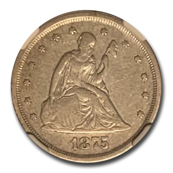 1875-S Twenty Cent Piece XF-40 NGC 1875-S Twenty Cent Piece XF-40 NGC
