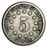 1875 Shield Nickel Good