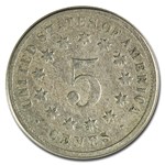 1875 Shield Nickel VG