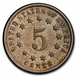 1875 Shield Nickel XF