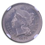1875 Three Cent Nickel MS-65 NGC