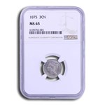 1875 Three Cent Nickel MS-65 NGC