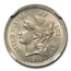 1875 Three Cent Nickel MS-66 NGC (MPD FS-301)