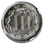 1875 Three Cent Nickel MS-67 NGC