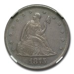 1875 Twenty Cent Piece AU-58 NGC