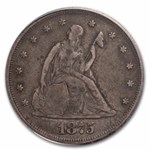 1875 Twenty Cent Piece Fine-15 PCGS