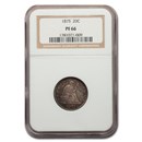 1875 Twenty Cent Piece PF-66 NGC