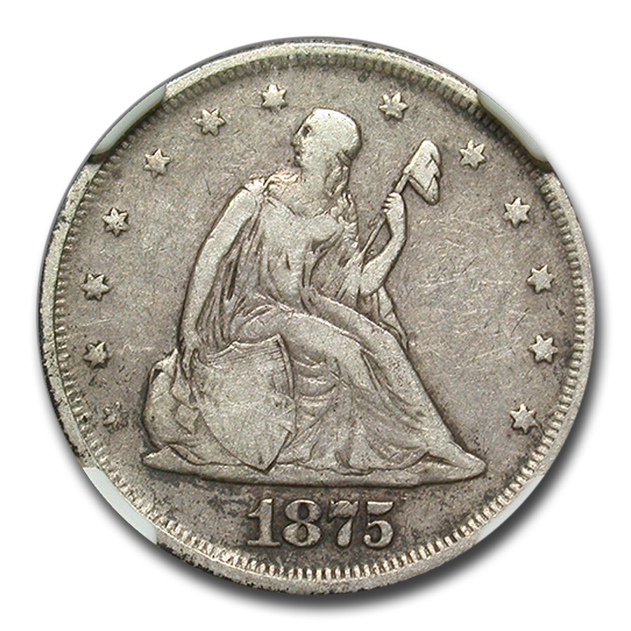 Buy 1875 Twenty Cent Piece VF-25 NGC | APMEX