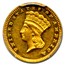 1876 $1 Indian Head Gold PR-58 PCGS CAC