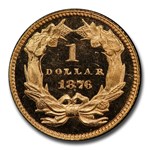 1876 $1 Indian Head Gold PR-67 DCAM PCGS
