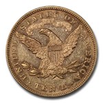 1876 $10 Liberty Gold Eagle AU-58 PCGS
