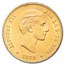 1876-1880 Spain Gold 25 Pesetas Alfonso XII BU
