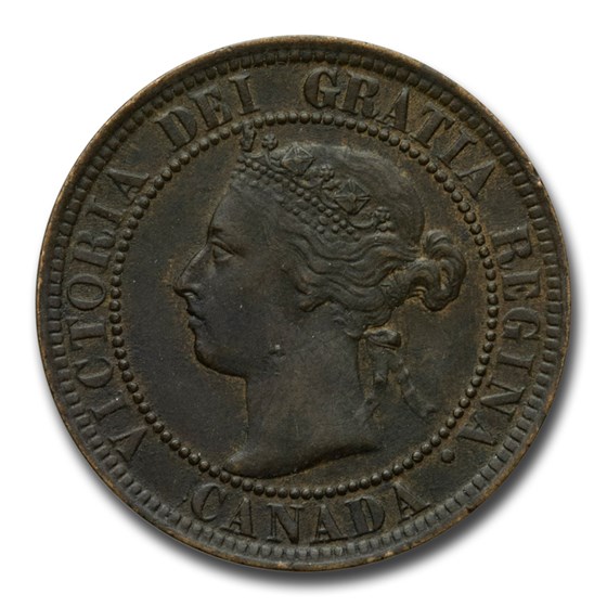 1876-1901 Canada Large Cent Victoria Avg Circ