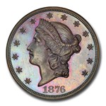 1876 $20 Liberty Double Eagle Pattern PR-65 PCGS (Brown, J-1491)