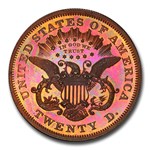 1876 $20 Liberty Double Eagle Pattern PR-66 PCGS (RB, J-1493)