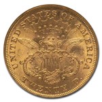 1876 $20 Liberty Gold Double Eagle MS-61 NGC