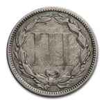 1876 3 Cent Nickel Fine
