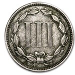 1876 3 Cent Nickel VF