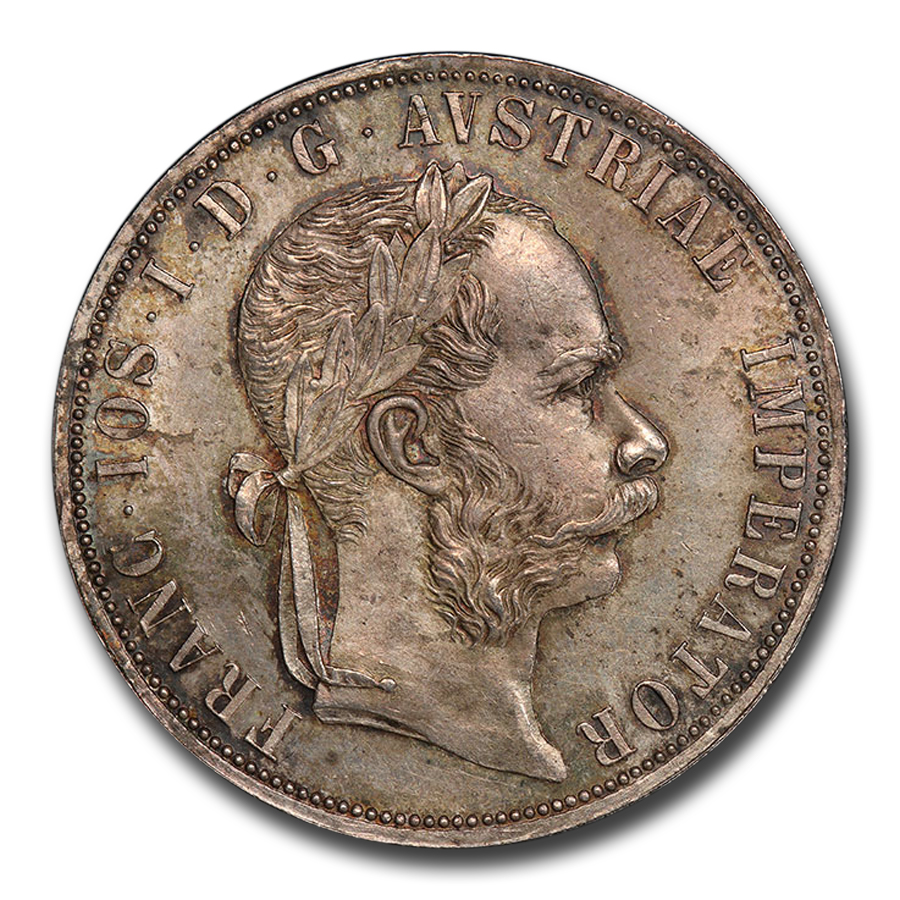 Buy 1876 Austria Silver 2 Florin Franz Joseph I MS-64 PCGS | APMEX