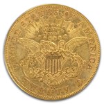 1876-CC $20 Liberty Gold Double Eagle AU-50 PCGS