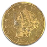 1876-CC $20 Liberty Gold Double Eagle MS-60 NGC