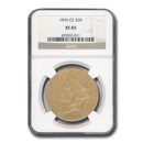 1876-CC $20 Liberty Gold Double Eagle XF-45 NGC