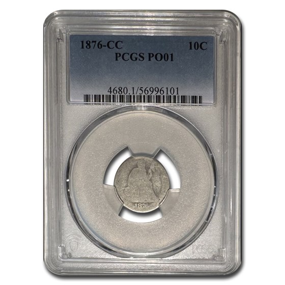 1876-CC Liberty Seated Dime PO-01 PCGS 1876-CC Liberty Seated Dime PO-01 PCGS