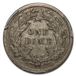 1876-CC Liberty Seated Dime XF-40 PCGS