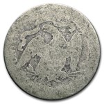 1876-CC Liberty Seated Quarter AG