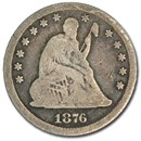 1876-CC Liberty Seated Quarter Good