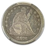 1876-CC Liberty Seated Quarter MS-62 PCGS CAC