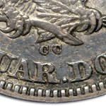 1876-CC Liberty Seated Quarter XF-45 PCGS