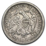 1876-CC Liberty Seated Quarter XF