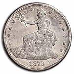 1876-CC Trade Dollar AU