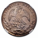 1876-Go FR Mexico Silver 8 Reales MS-62 NGC