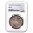 1876-Go FR Mexico Silver 8 Reales MS-62 NGC